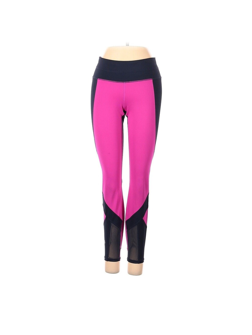 Athleta Pink Blue Colorblock Sonar Leggings XS